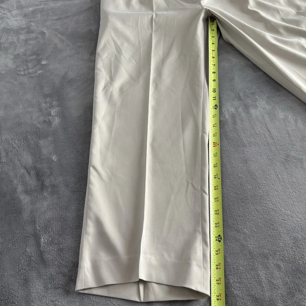 Jack Nicklaus Golf Pants Beige Pleated Dress Trousers Menswear 38x32‎